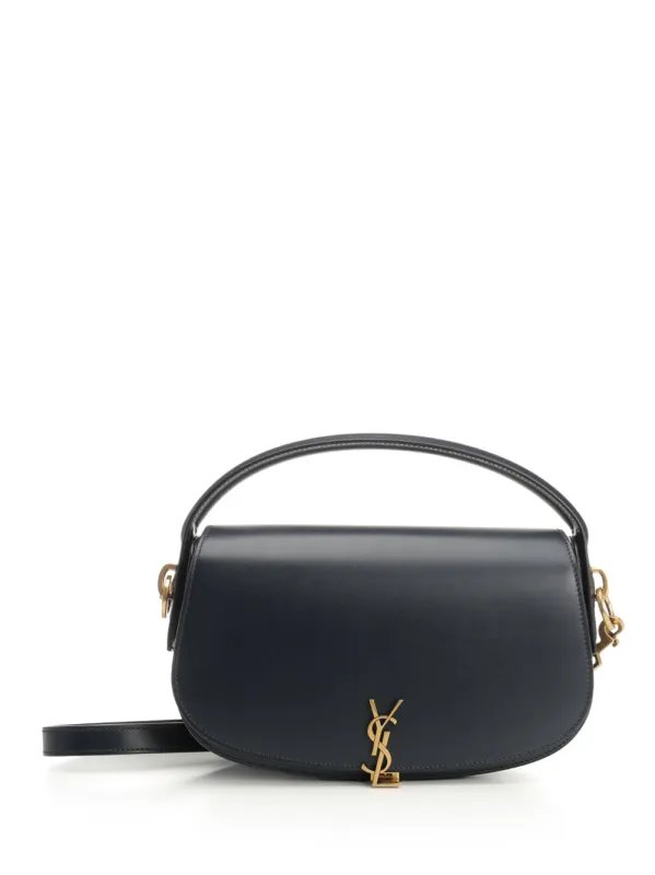 Voltaire Shoulder Bags Blue made by Yves Saint Laurent