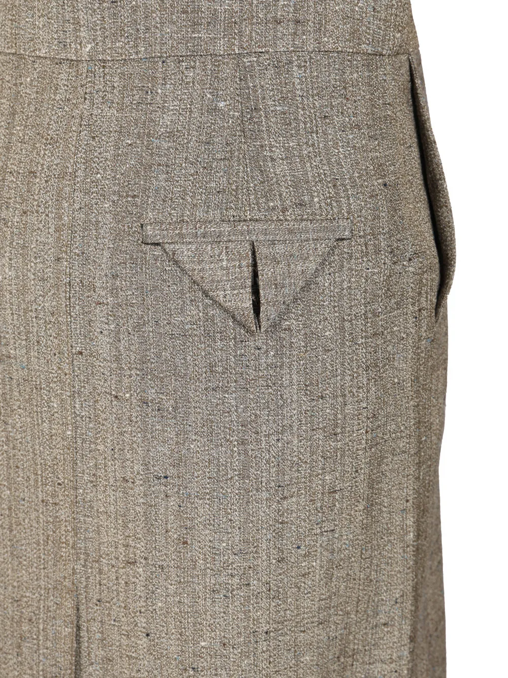 Midi Skirt In Viscose And Silk Skirts Grey sold by Wanan Luxury product image thumbnail 4