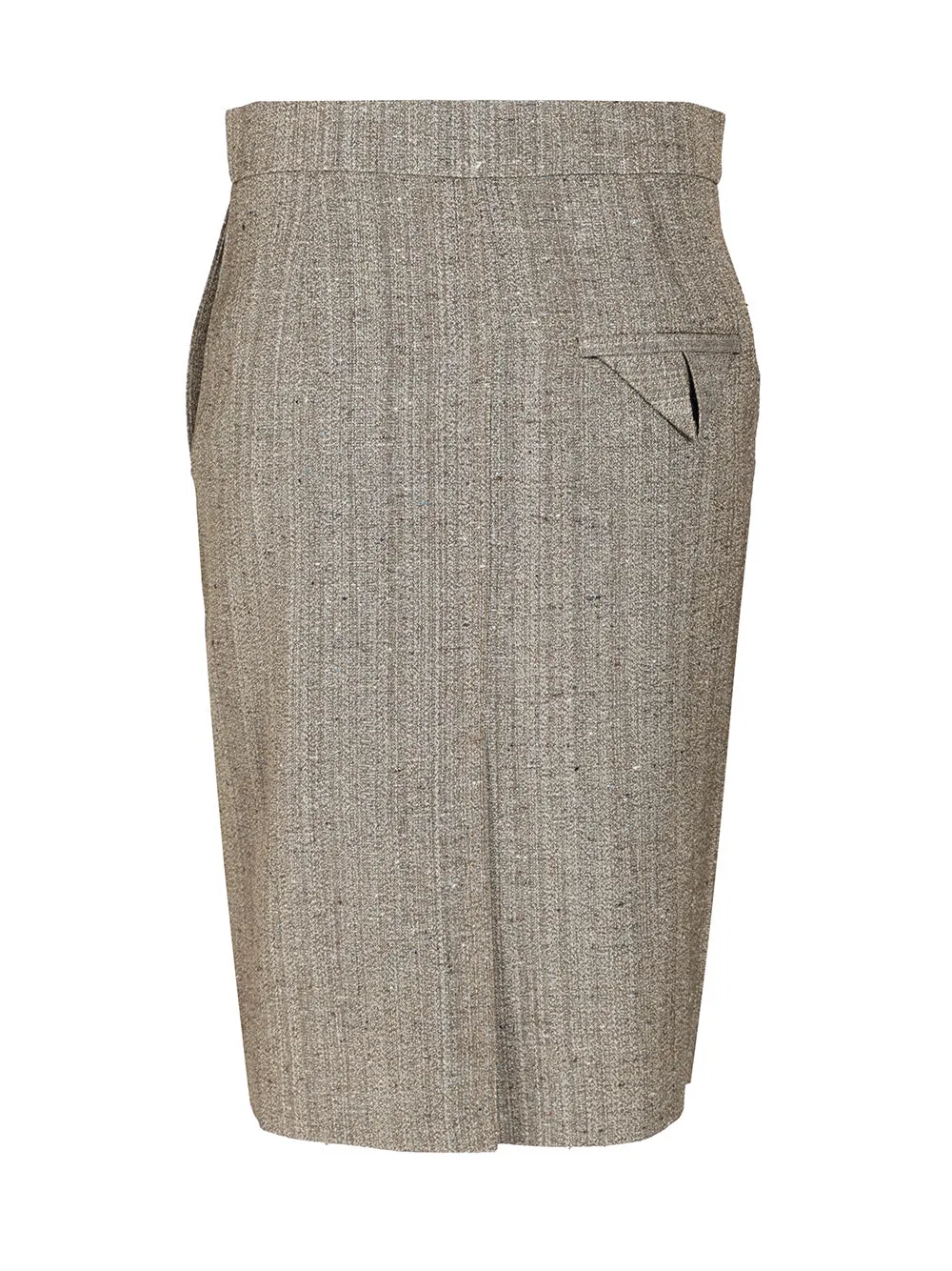 Midi Skirt In Viscose And Silk Skirts Grey sold by Wanan Luxury product image thumbnail 2