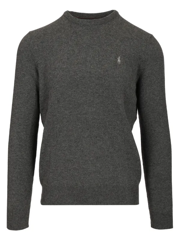 Wool Sweater Knitwear Grey sold by Wanan Luxury