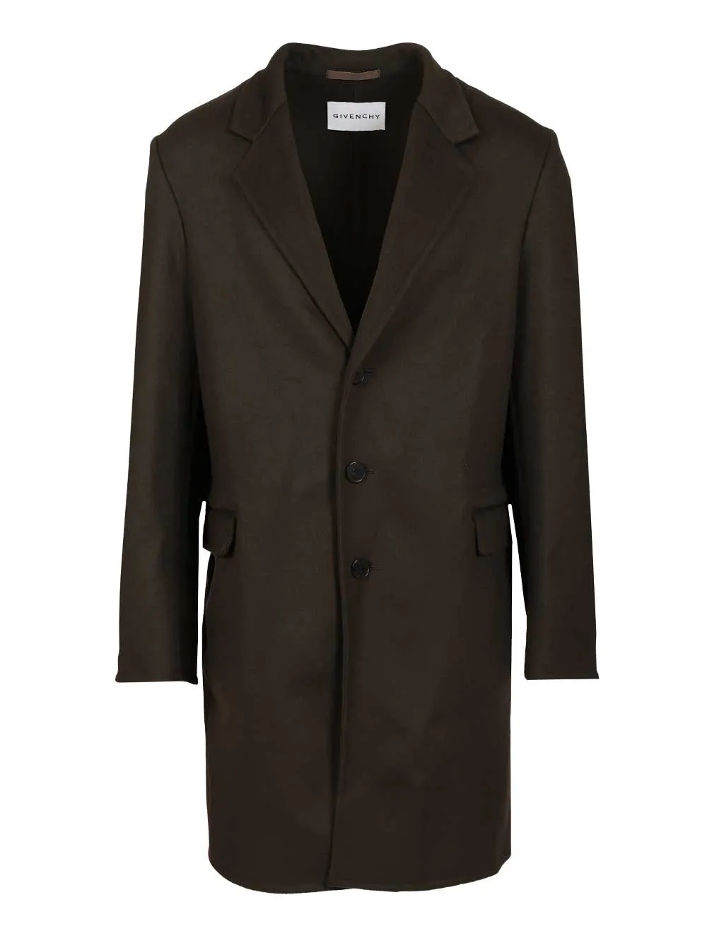 Wool And Cashmere Coat Coats Green sold by Wanan Luxury