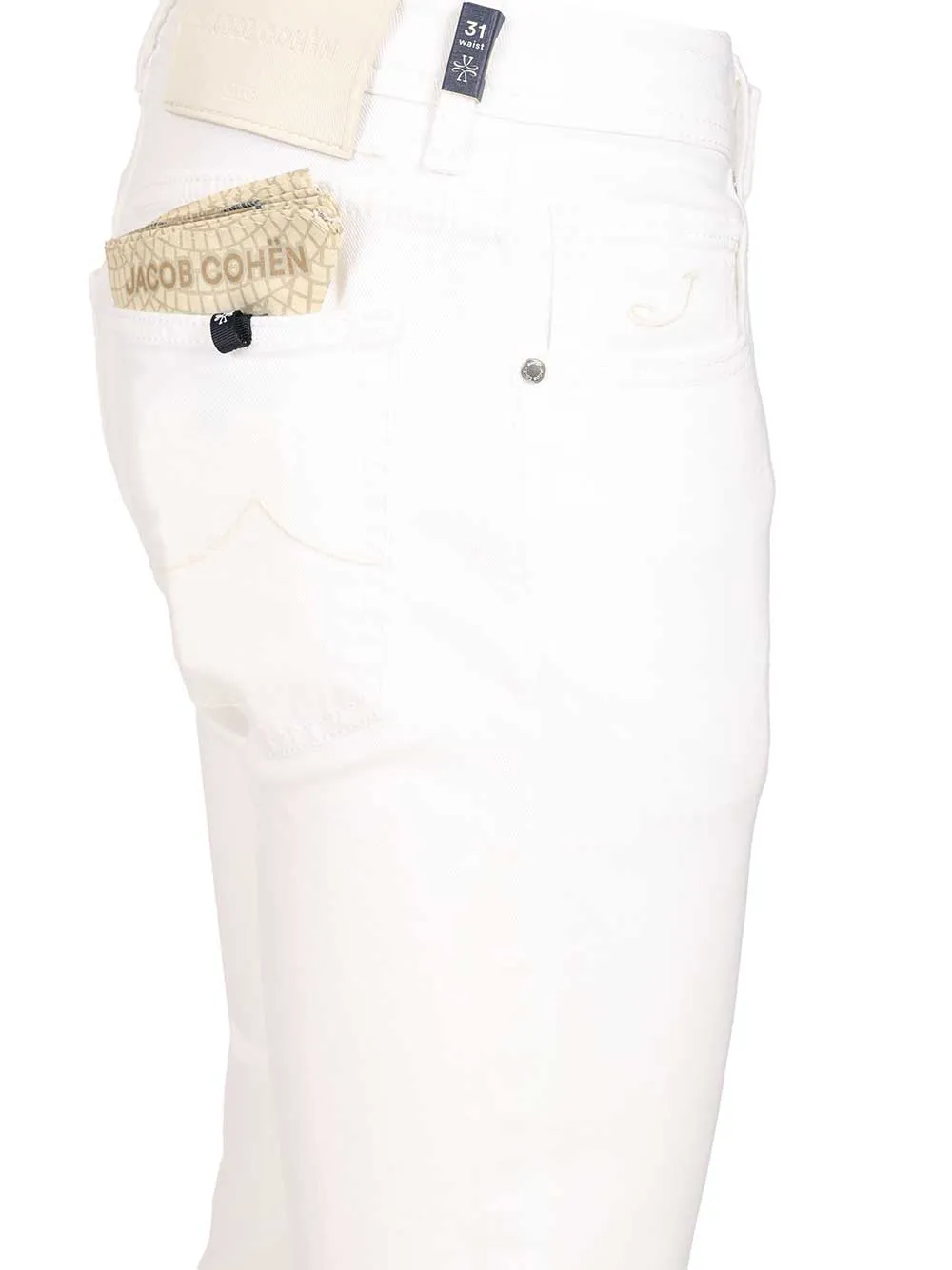 Nick Slim Jeans White sold by Wanan Luxury product image thumbnail 3