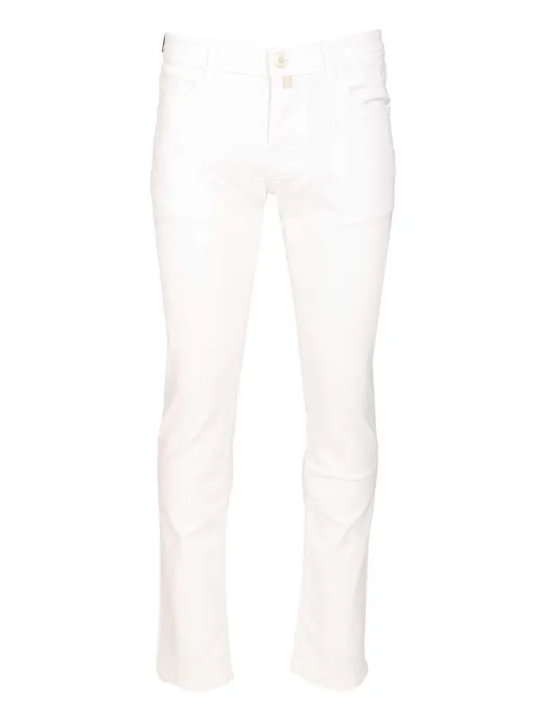 Nick Slim Jeans White made by Jacob Cohen