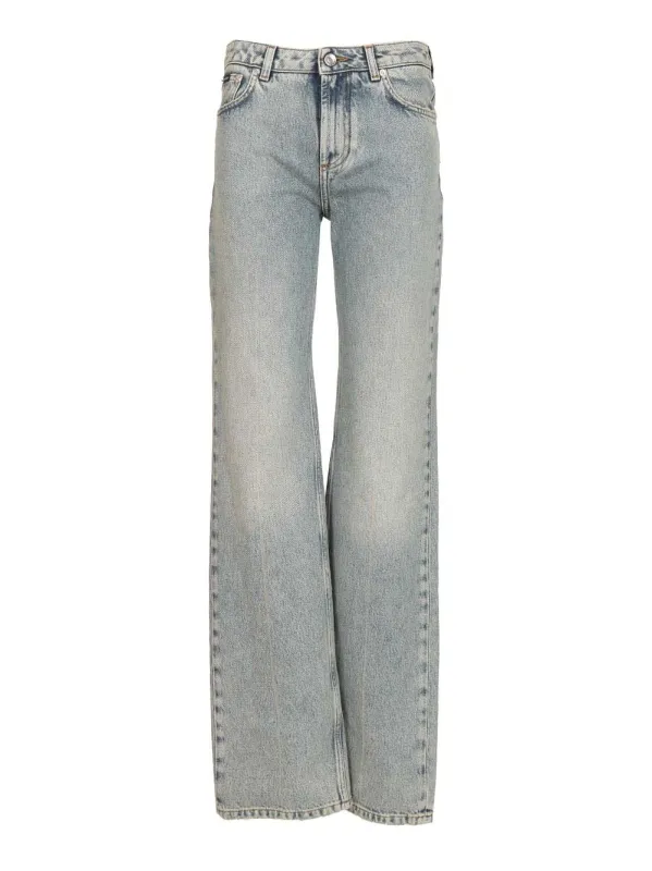 Straight Leg Jean Jeans Blue sold by Wanan Luxury