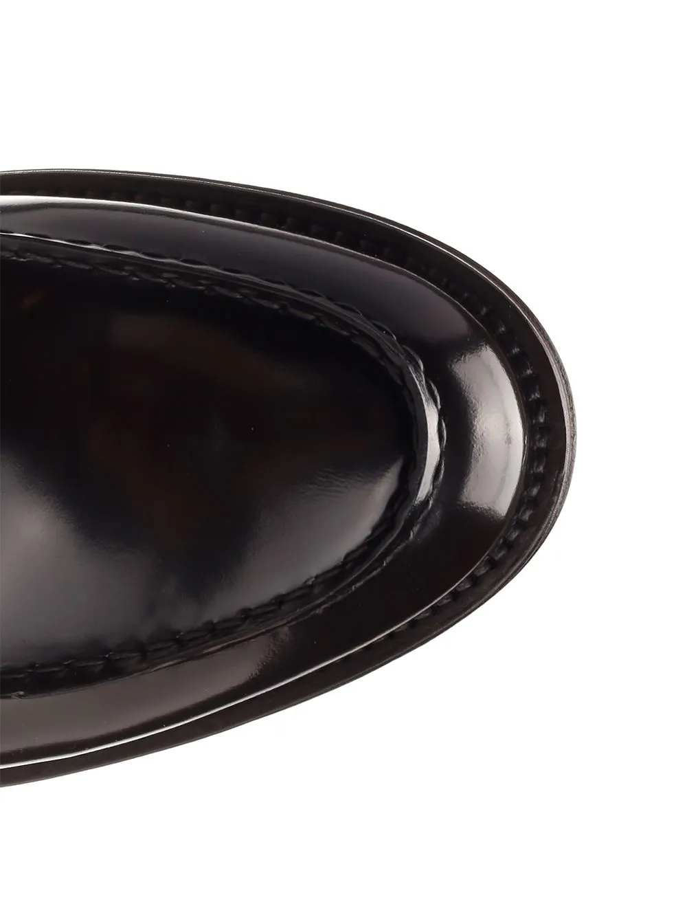 Brushed Leather Penny Loafer Loafers Black sold by Wanan Luxury product image thumbnail 4