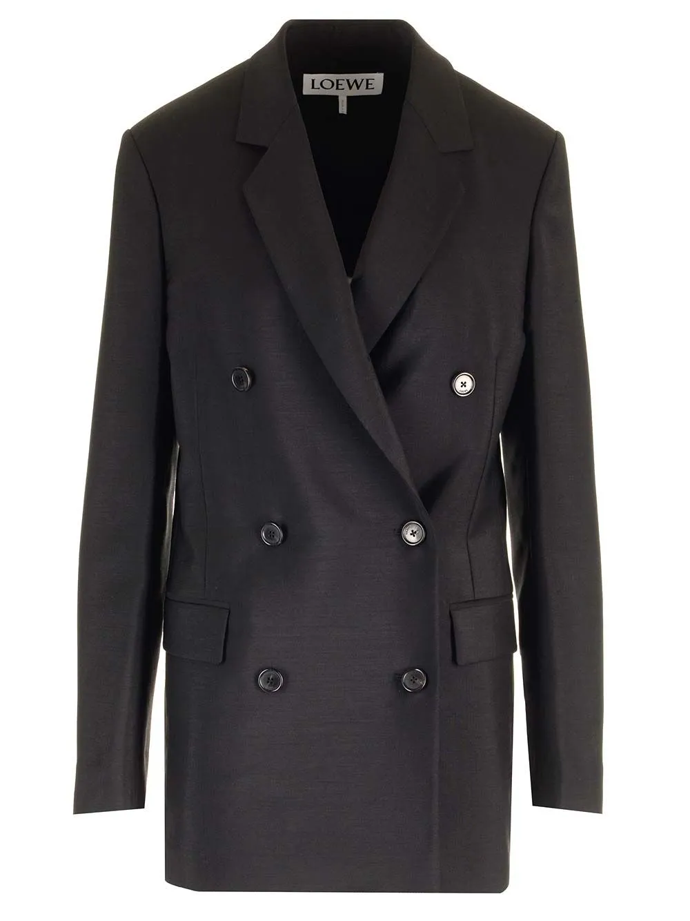 Double-Breasted Tailored Jackets Black sold by Wanan Luxury