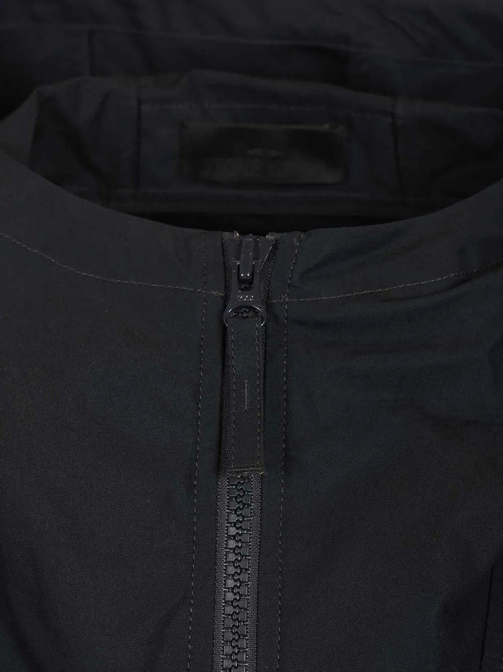 Hooded Jacket In Stretch Organic Cotton Twill Jackets Blue sold by Wanan Luxury product image thumbnail 4