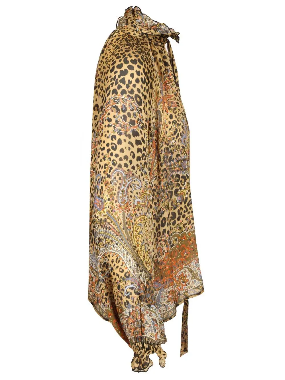 Silk Chiffon Blouse Shirts Animalier sold by Wanan Luxury product image thumbnail 3