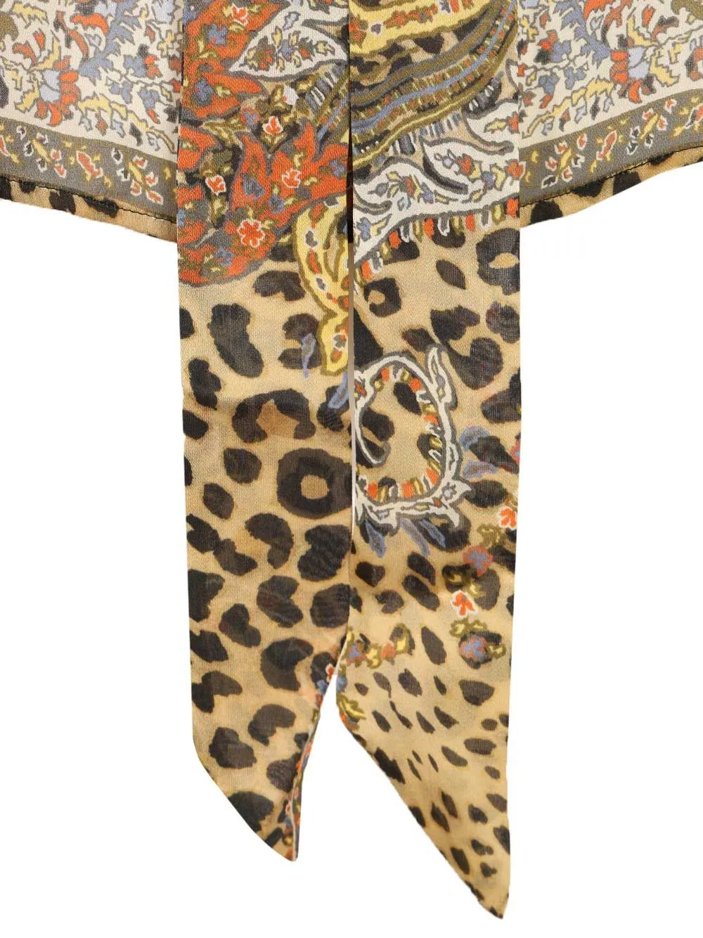 Silk Chiffon Blouse Shirts Animalier sold by Wanan Luxury product image thumbnail 4