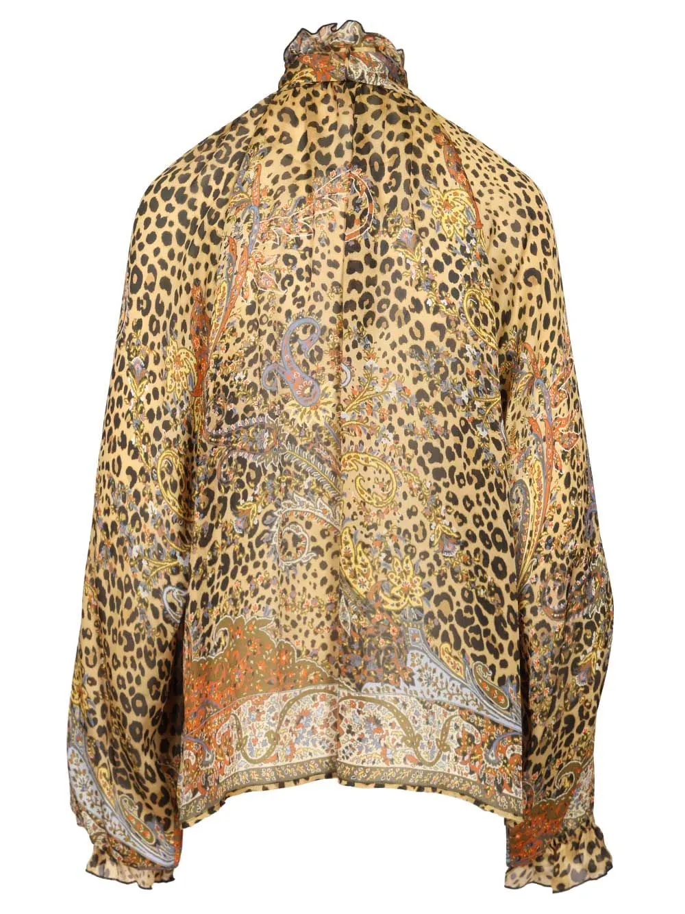 Silk Chiffon Blouse Shirts Animalier sold by Wanan Luxury product image thumbnail 2