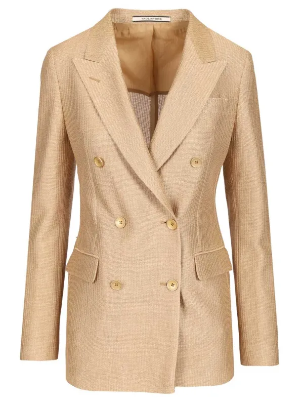 J-Parigi Blazer Jackets Beige sold by Wanan Luxury