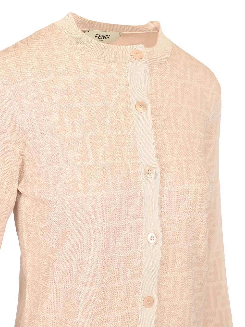 Ff Wool Cardigan Knitwear Rose sold by Wanan Luxury product image thumbnail 5