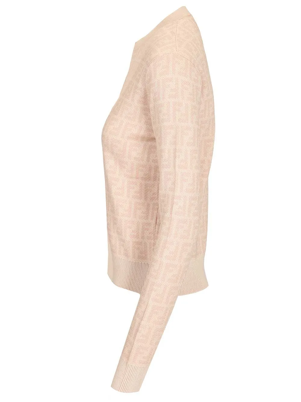 Ff Wool Cardigan Knitwear Rose sold by Wanan Luxury product image thumbnail 3