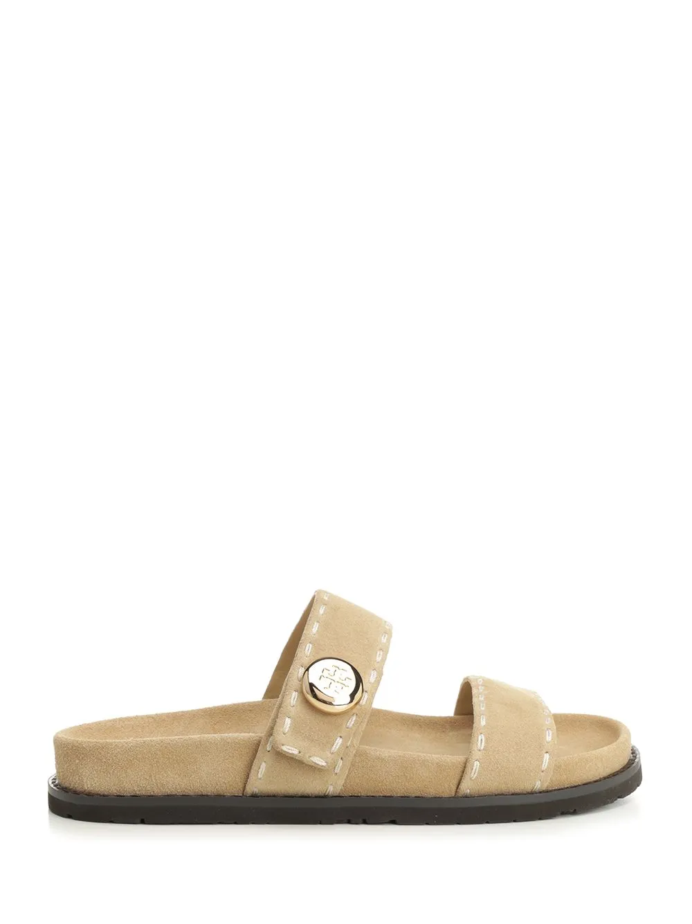 Romy Slider Sports Sandal Beige sold by Wanan Luxury