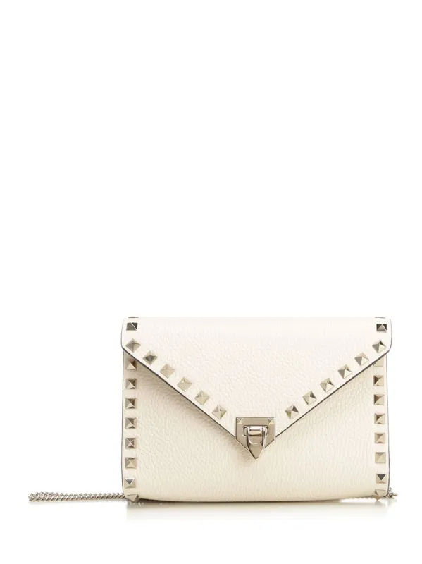 Rockstud Small Leather Goods White made by Valentino Garavani