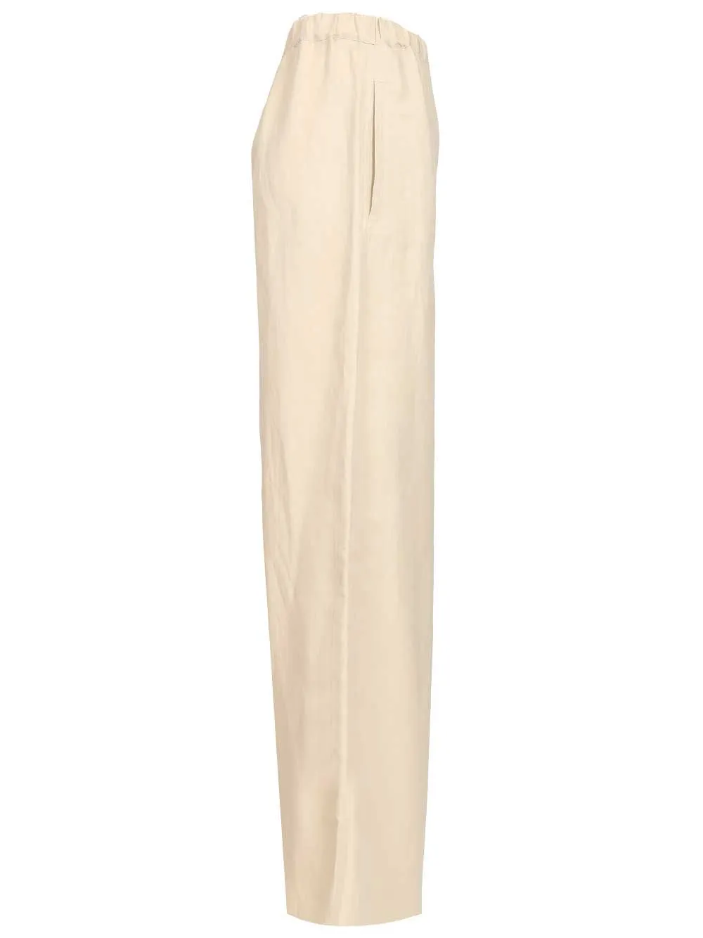 Linen And Silk Trousers Beige sold by Wanan Luxury product image thumbnail 3