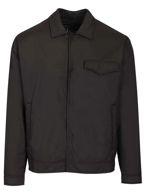 Shirt Jacket Ecoage Nylon Jackets Blue made by Herno