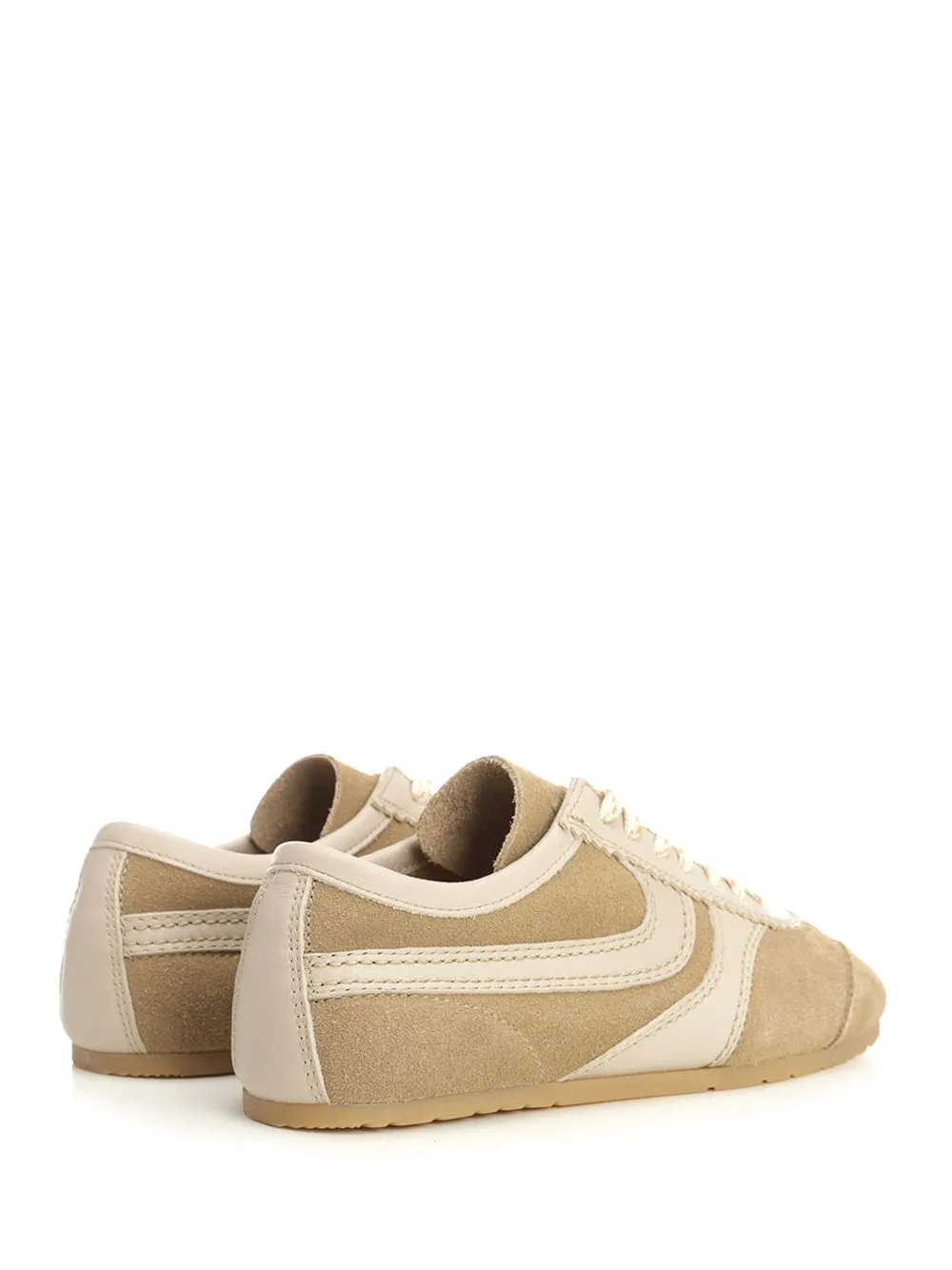 Leather And Suede Sneakers Beige sold by Wanan Luxury product image thumbnail 3