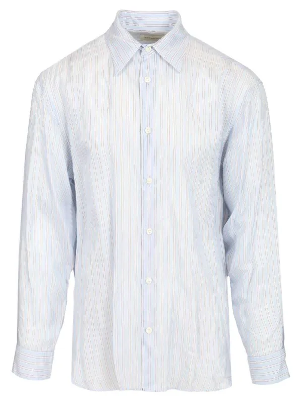 Croom Shirt Light blue made by Dries Van Noten