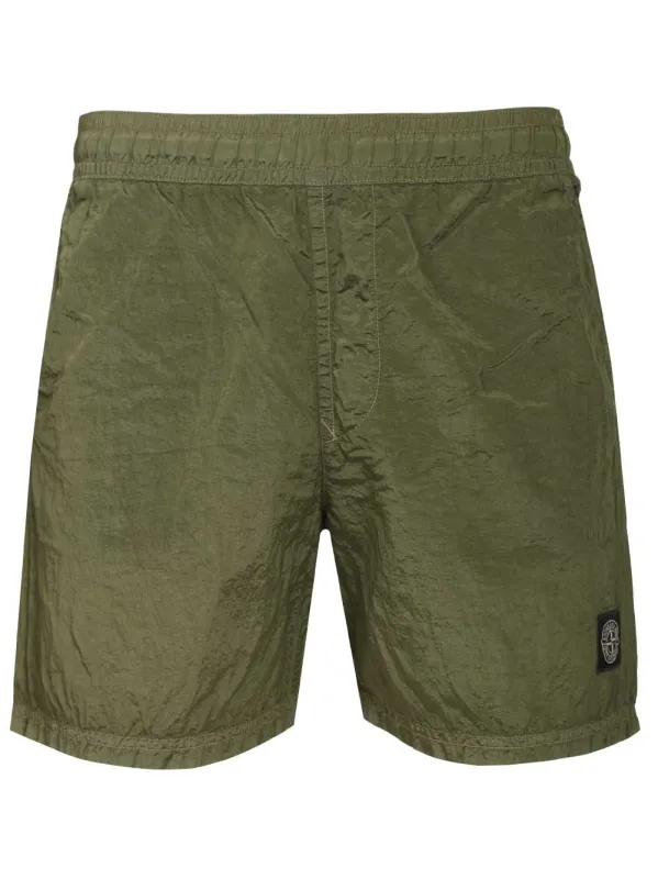 Econyl® Shorts Swimwear Green made by Stone Island