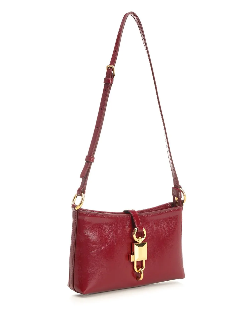 Lock Shoulder Bag Shoulder Bags Bordeaux sold by Wanan Luxury product image thumbnail 2