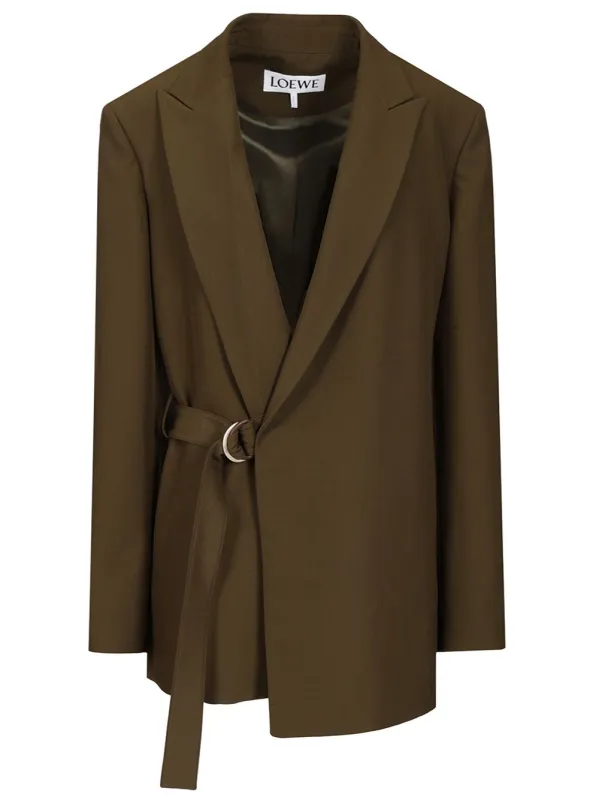 Tailored Jacket Jackets Green made by Loewe
