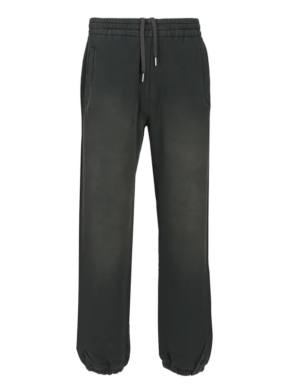 Cotton Jogging Trousers Black made by Golden Goose