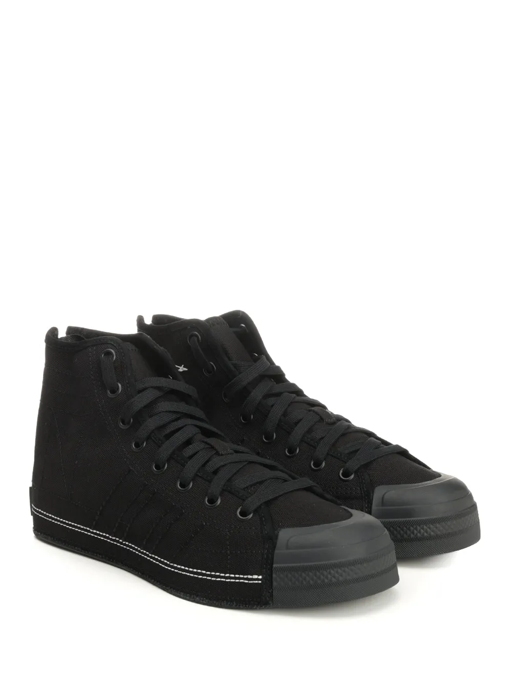 Y-3-N Nizza Hi Sneakers Black sold by Wanan Luxury product image thumbnail 2