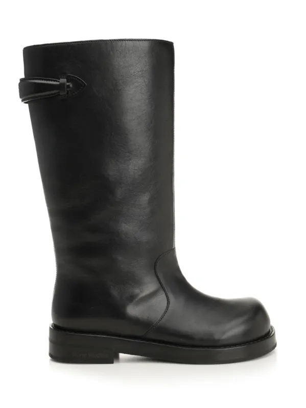 Leather Boots Black made by Acne Studios