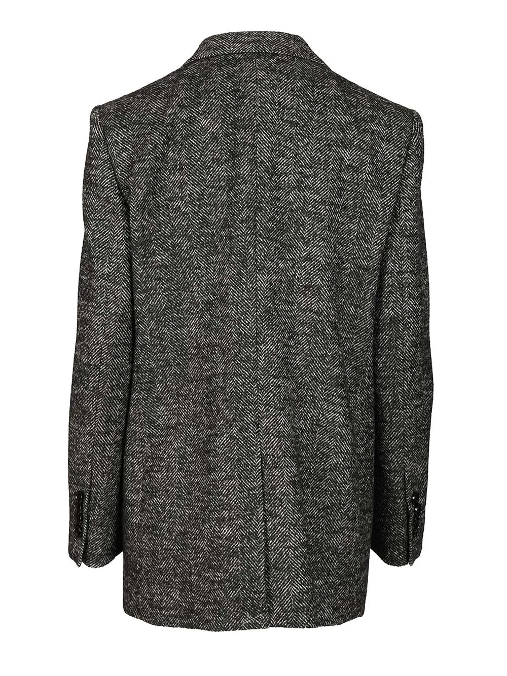 Double-Breasted Chevron Jacket Jackets Grey sold by Wanan Luxury product image thumbnail 2
