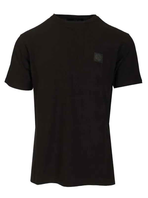 Cotton Jersey T-Shirt Black sold by Wanan Luxury