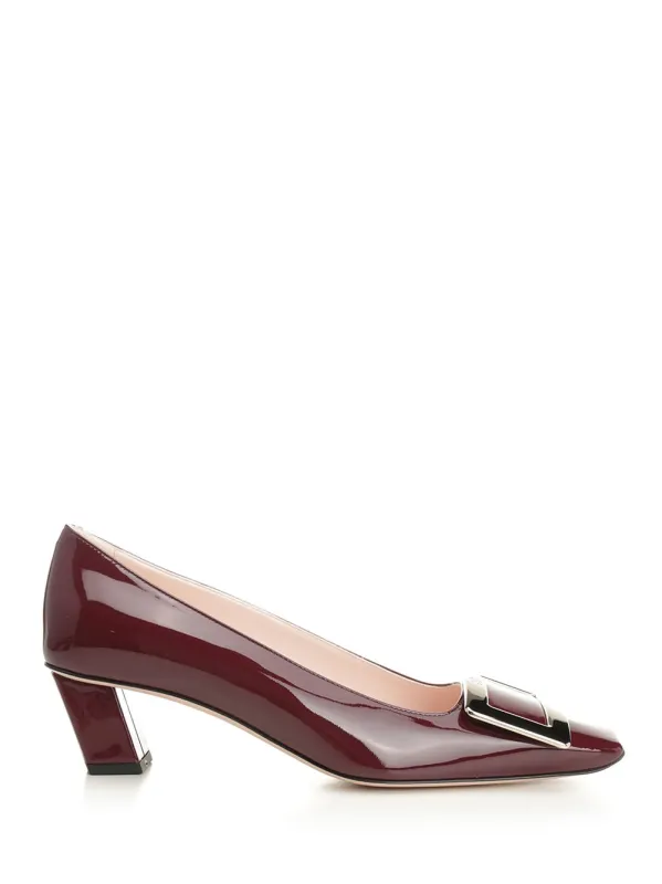 Belle Vivier Pumps Bordeaux made by Roger Vivier