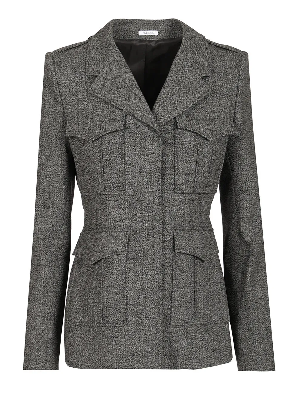 Uniform-Style Jacket Jackets Grey sold by Wanan Luxury