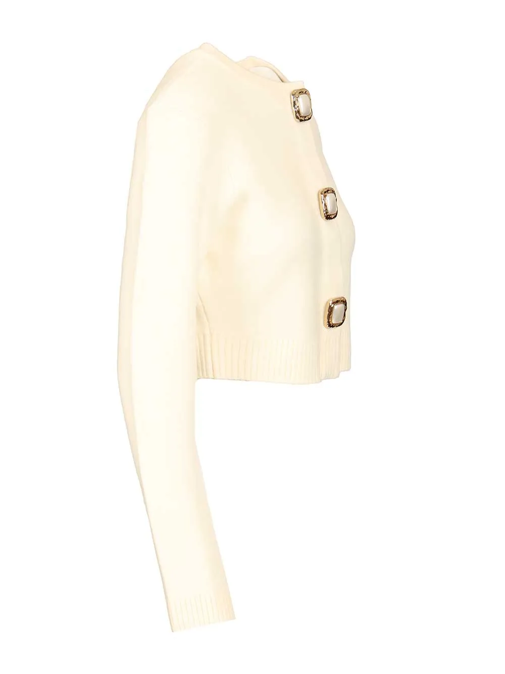 Wool Cardigan Knitwear White sold by Wanan Luxury product image thumbnail 2