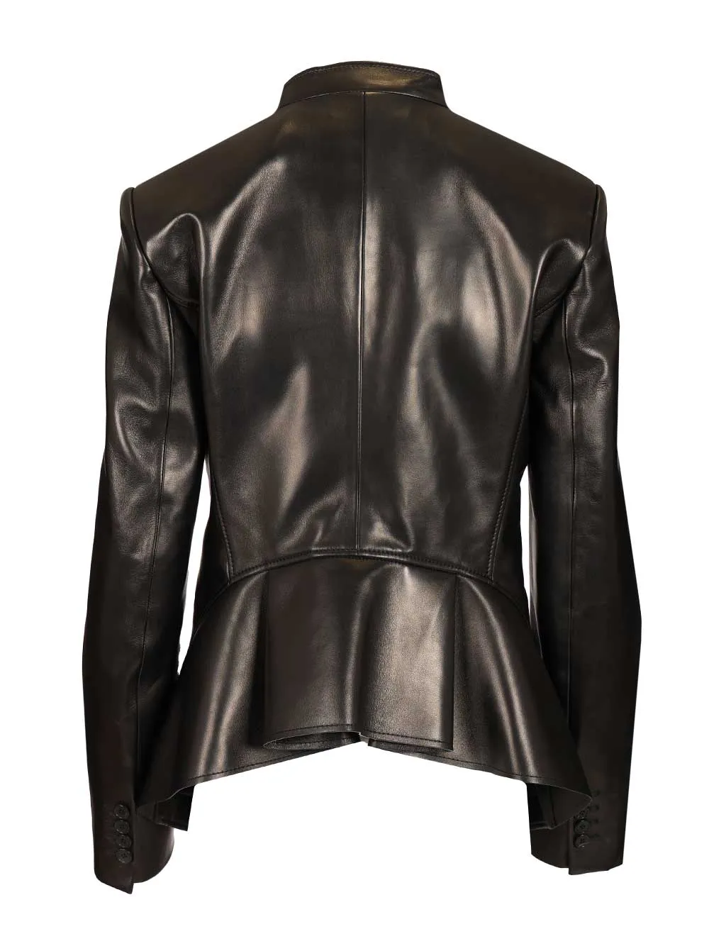 Tailored Leather Jacket Jackets Black sold by Wanan Luxury product image thumbnail 2