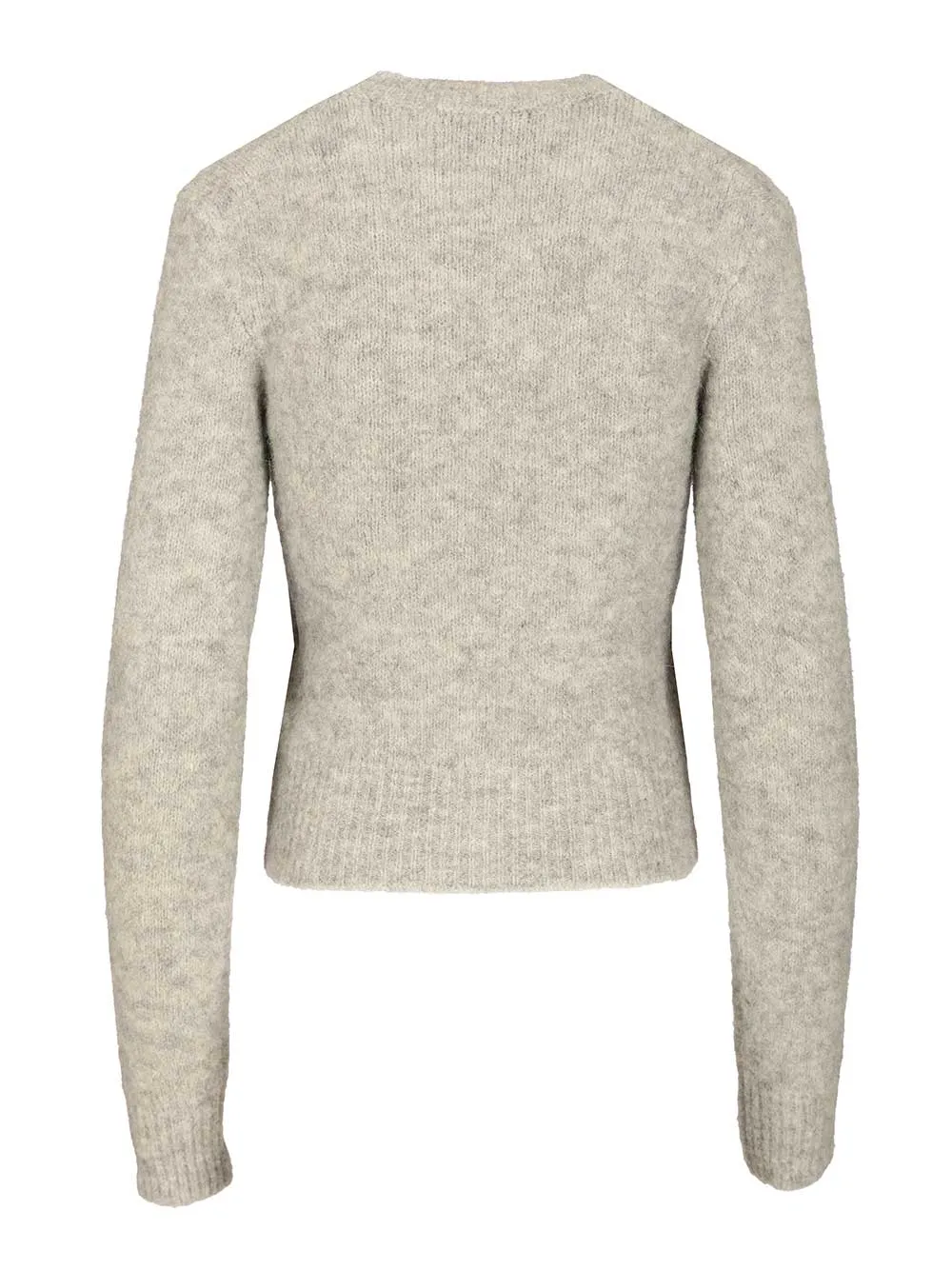 Wool And Alpaca Knit Sweater Knitwear Grey sold by Wanan Luxury product image thumbnail 2