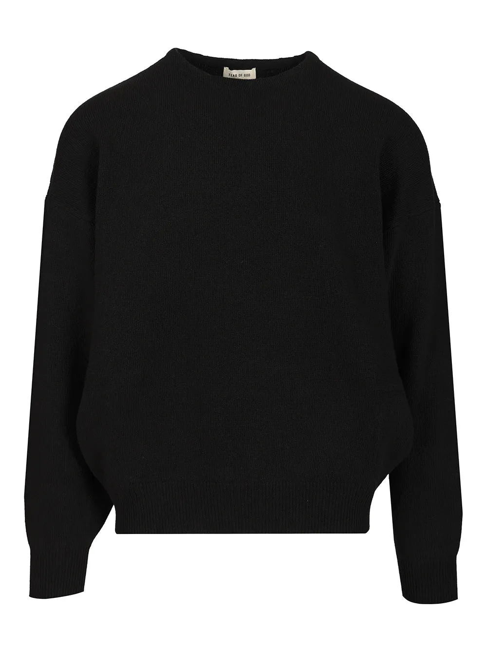 Knit Crewneck Sweater Knitwear Black sold by Wanan Luxury