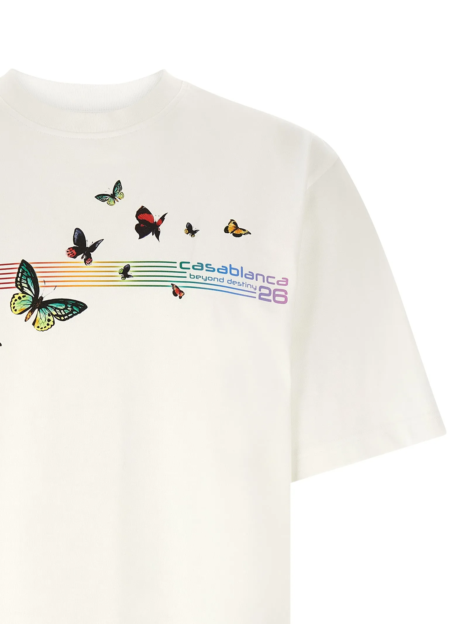 Butterfly T-Shirt White sold by Wanan Luxury product image thumbnail 3