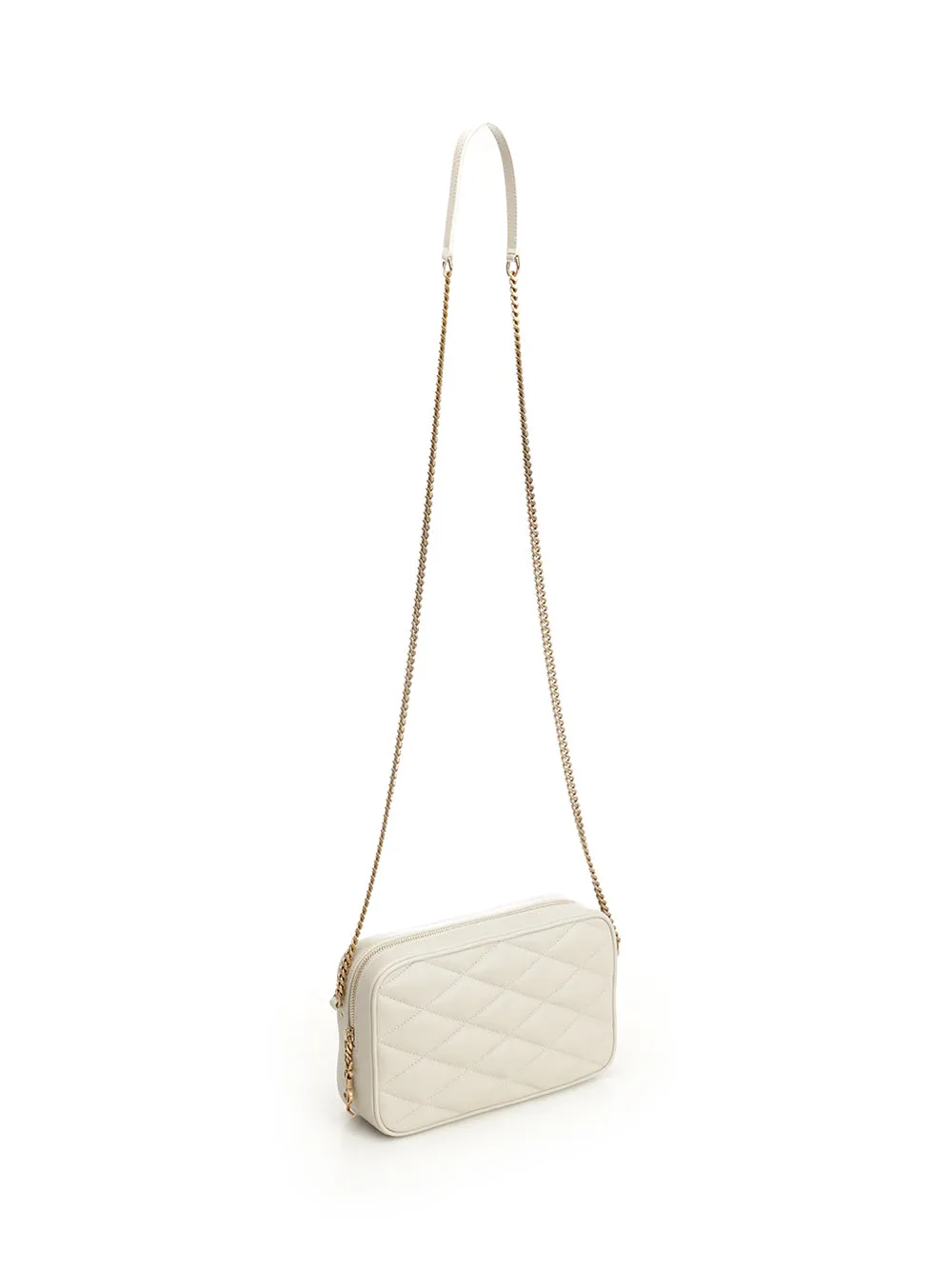 Quilted Leather Camera Bag Small Leather Goods White sold by Wanan Luxury product image thumbnail 2