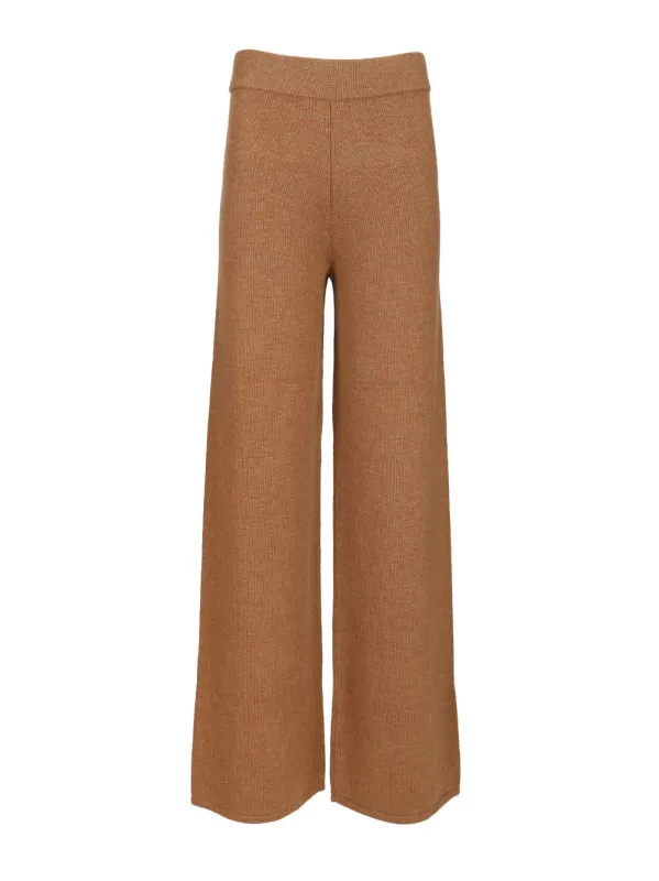Knit Trousers Knitwear Beige made by MaxMara
