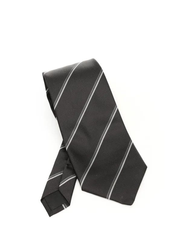 Wide Tie Ties And Bow Ties Black made by Yves Saint Laurent
