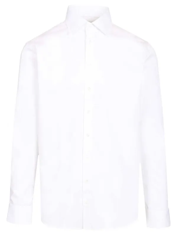 Classic Cotton Shirt Shirts White made by Giorgio Armani