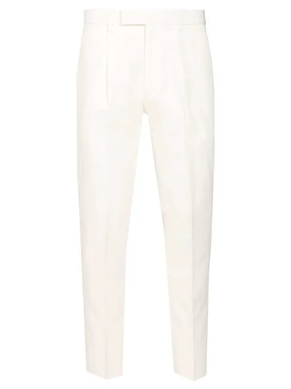 Tailored Trousers White made by Ermenegildo Zegna