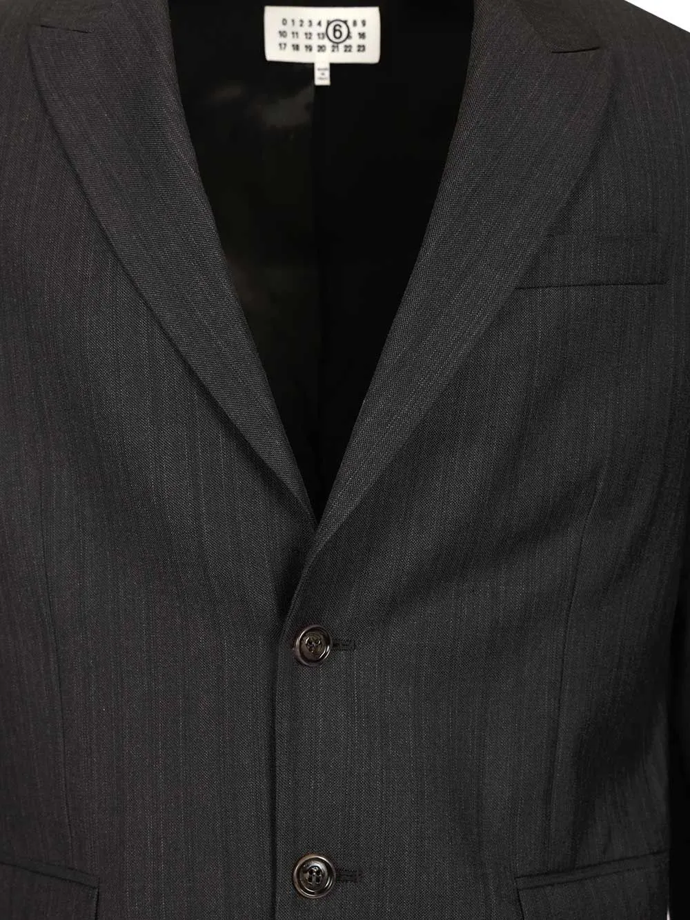 Wool And Cotton Blazer Jackets Black sold by Wanan Luxury product image thumbnail 4