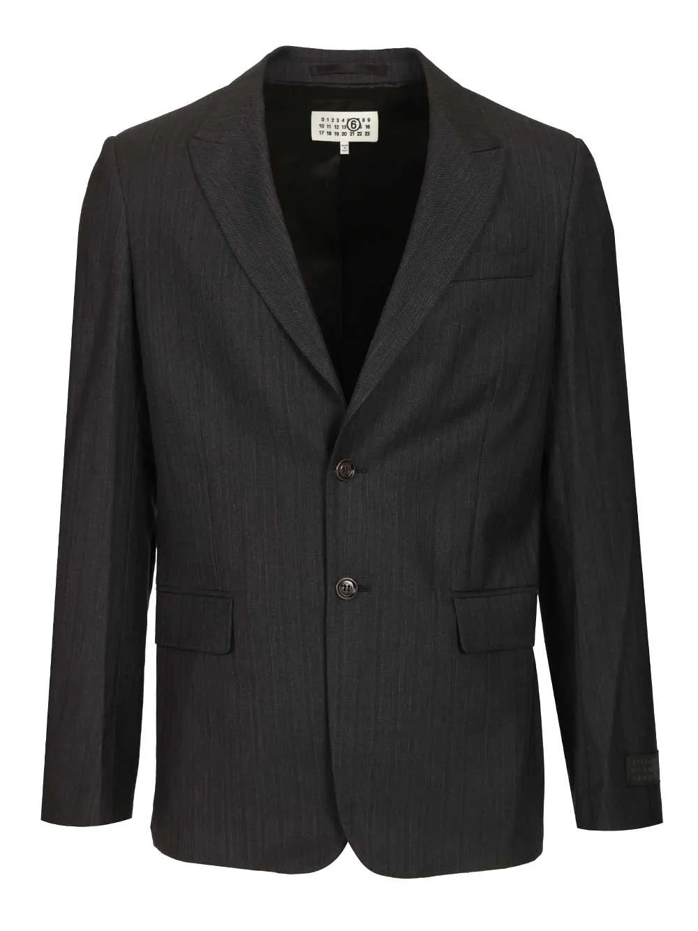 Wool And Cotton Blazer Jackets Black sold by Wanan Luxury
