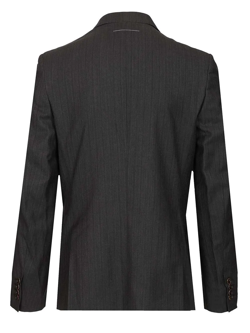 Wool And Cotton Blazer Jackets Black sold by Wanan Luxury product image thumbnail 2