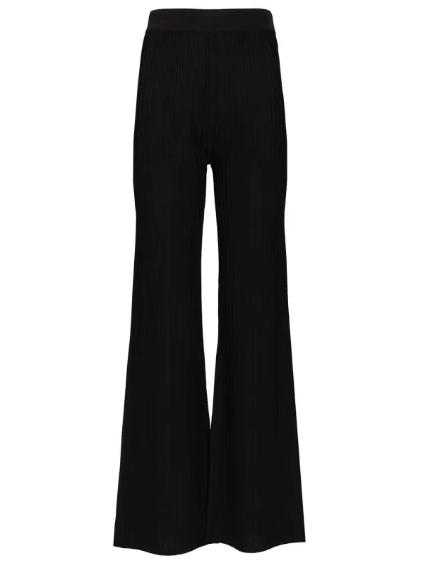 Bello Knitted Trousers Black made by MaxMara