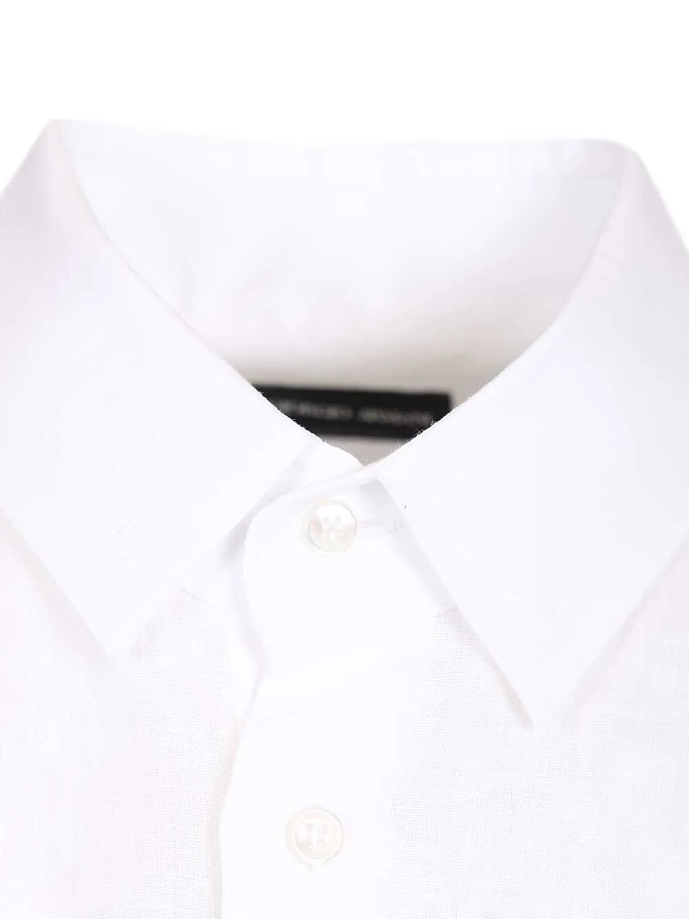 Classic Linen Shirt White sold by Wanan Luxury product image thumbnail 4