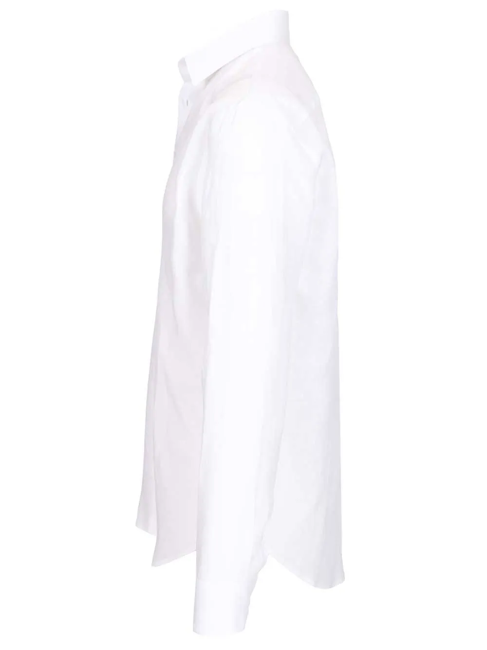 Classic Linen Shirt White sold by Wanan Luxury product image thumbnail 3