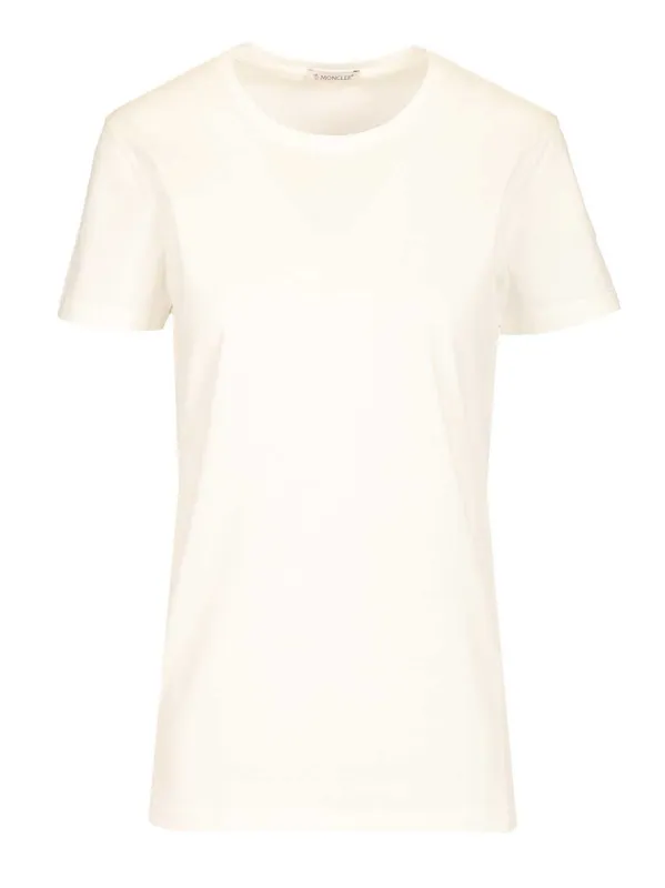 Cotton T-Shirt White made by Moncler